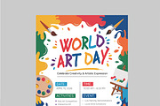 World Art Day Flyer, a Print Template by MightyDesign (Thumbnail 4 of 8)