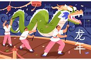 Happy Chinese New Year cards, a Seasonal Illustration by Good Studio (Thumbnail 2 of 8)