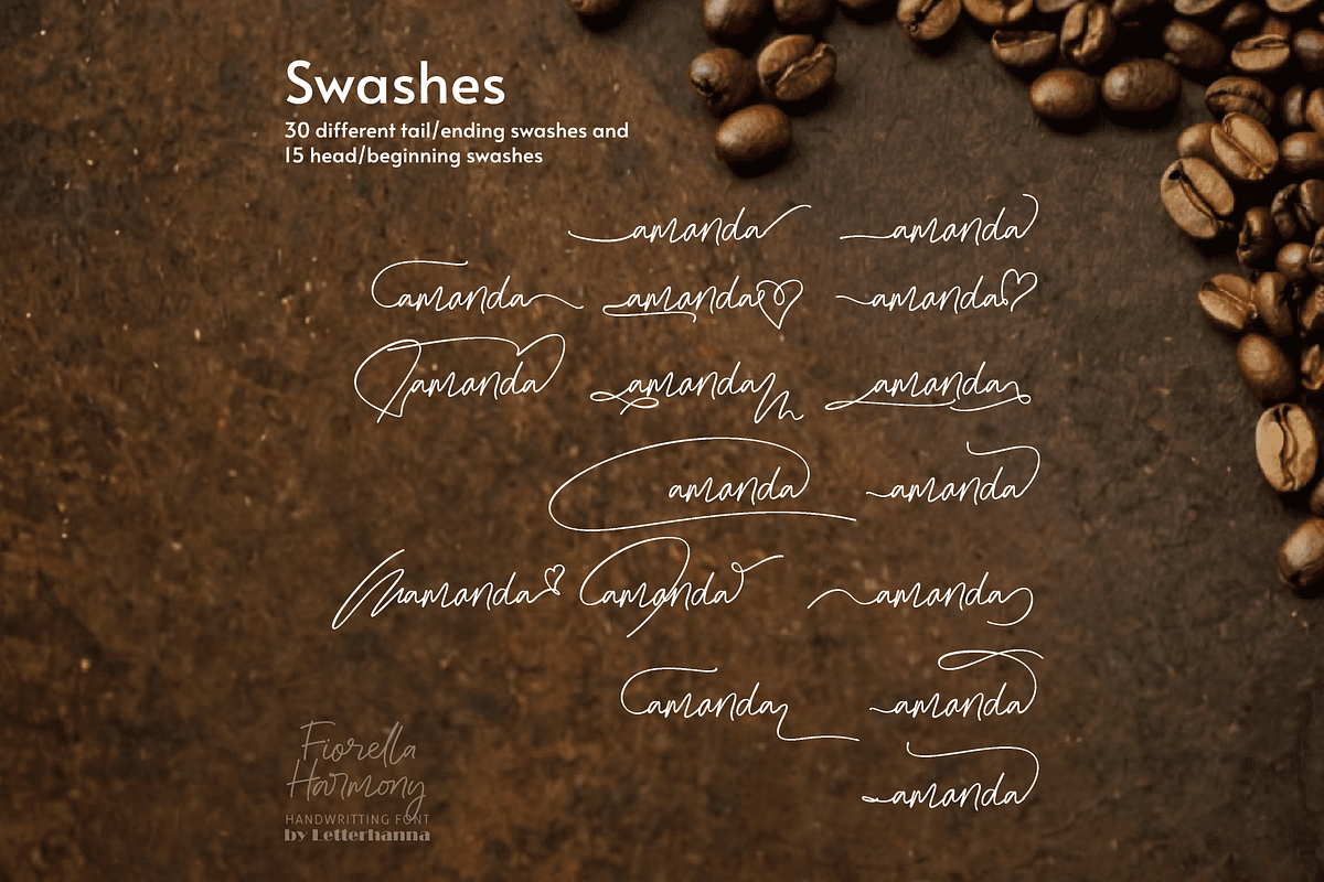 Fiorella Harmony Font, a Handwritten Font by Letterhanna Studio (Photo 9 of 9)