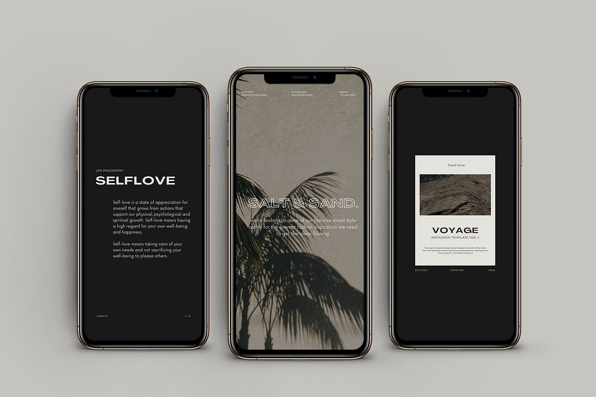 Instagram Aesthetic Template II, a Social Media Template by Instprofi | Studio Estimo (Photo 8 of 10)