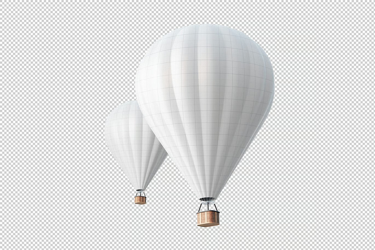 Hot Air Balloon Mockup, a Product Mockup by zpackcreative (Photo 3 of 4)