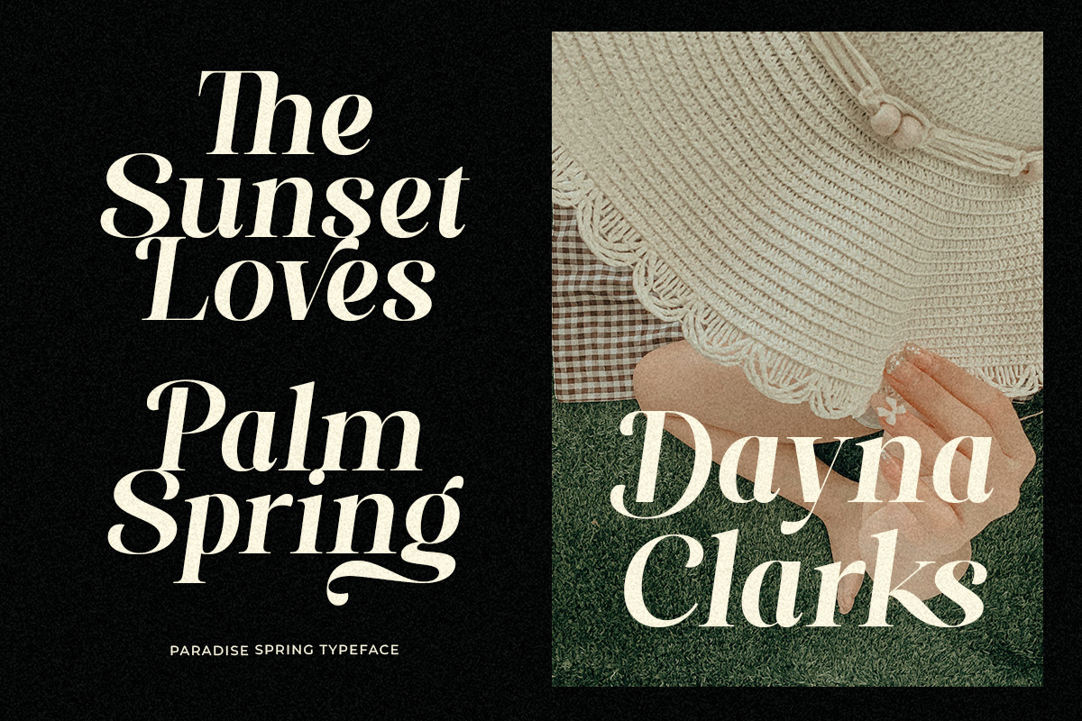 Paradise Spring - Soft Elegant Serif, a Serif Font by Shakira Studio (Photo 5 of 10)