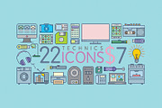22 Amazing Appliances Icons, an Icon by Babic Goran (Thumbnail 1 of 2)