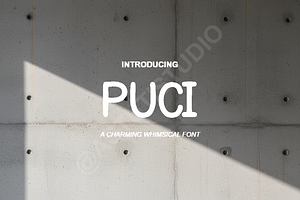 Puci - Elegant Modern Serif Typefac