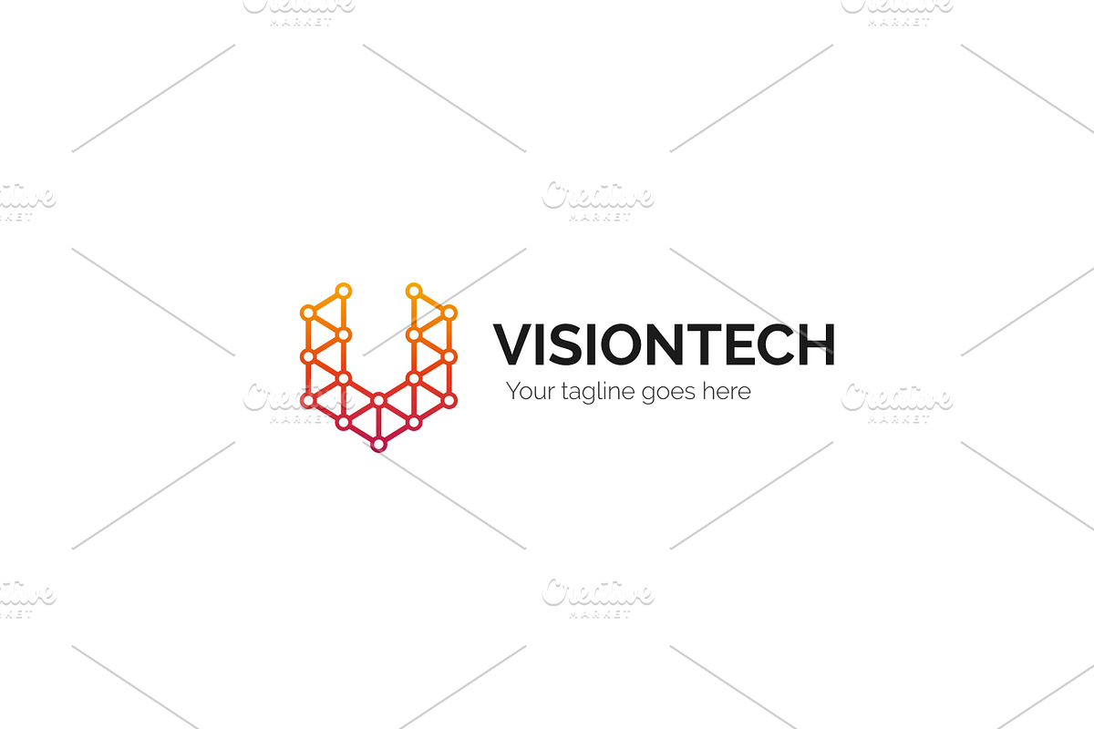 Visiontech Letter V Logo, a Branding & Logo Template by XpertgraphicD
