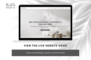Minimalistic Wix Website Template, a Wix Template by Sechi Design Co (Thumbnail 4 of 5)