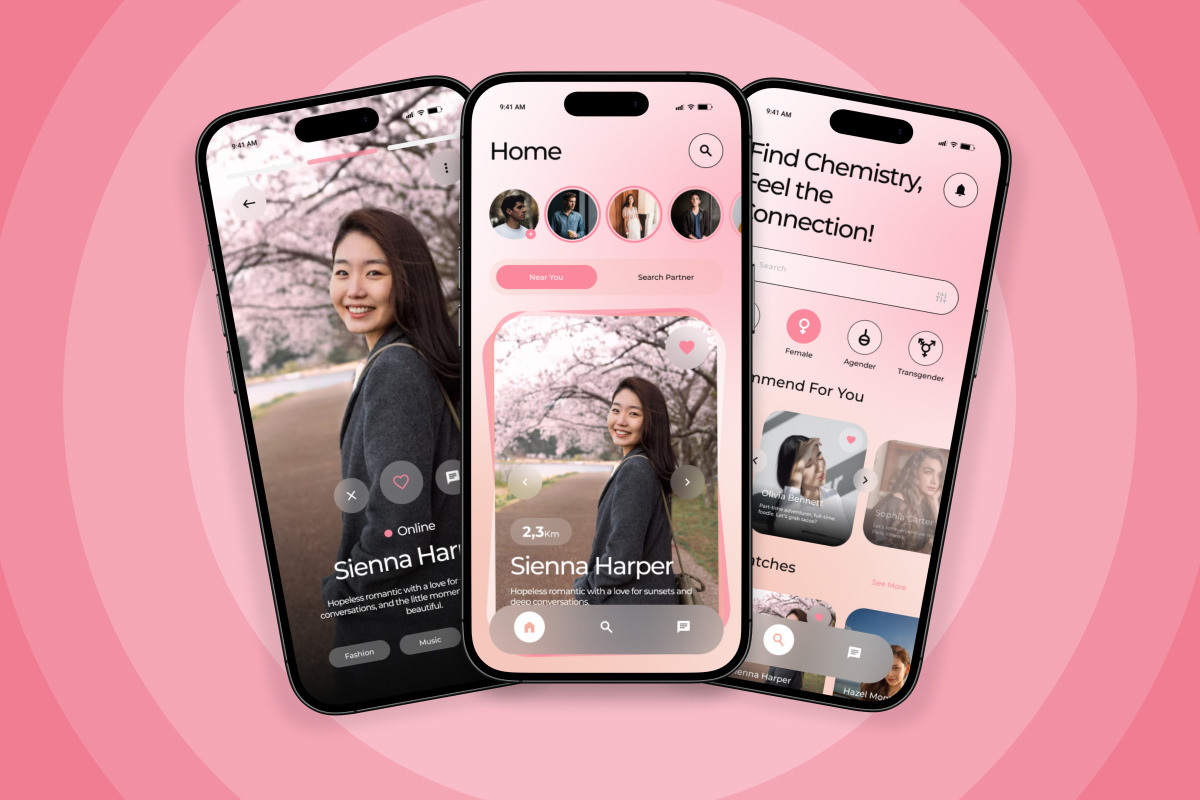 Heartsy - Social & Dating Mobile App, an App Template by productype1 (Photo 4 of 5)