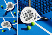Padel Racket Mockup, a Merchandise Mockup by Brand Earth (Thumbnail 1 of 4)