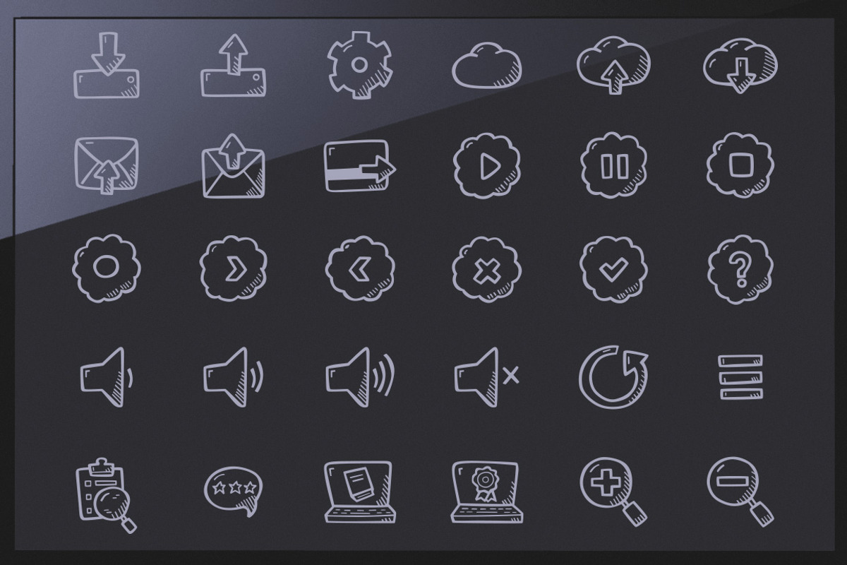 e-Learning Hand Drawn Icons, an Outline Icon by Good Stuff No Nonsense (Photo 3 of 5)
