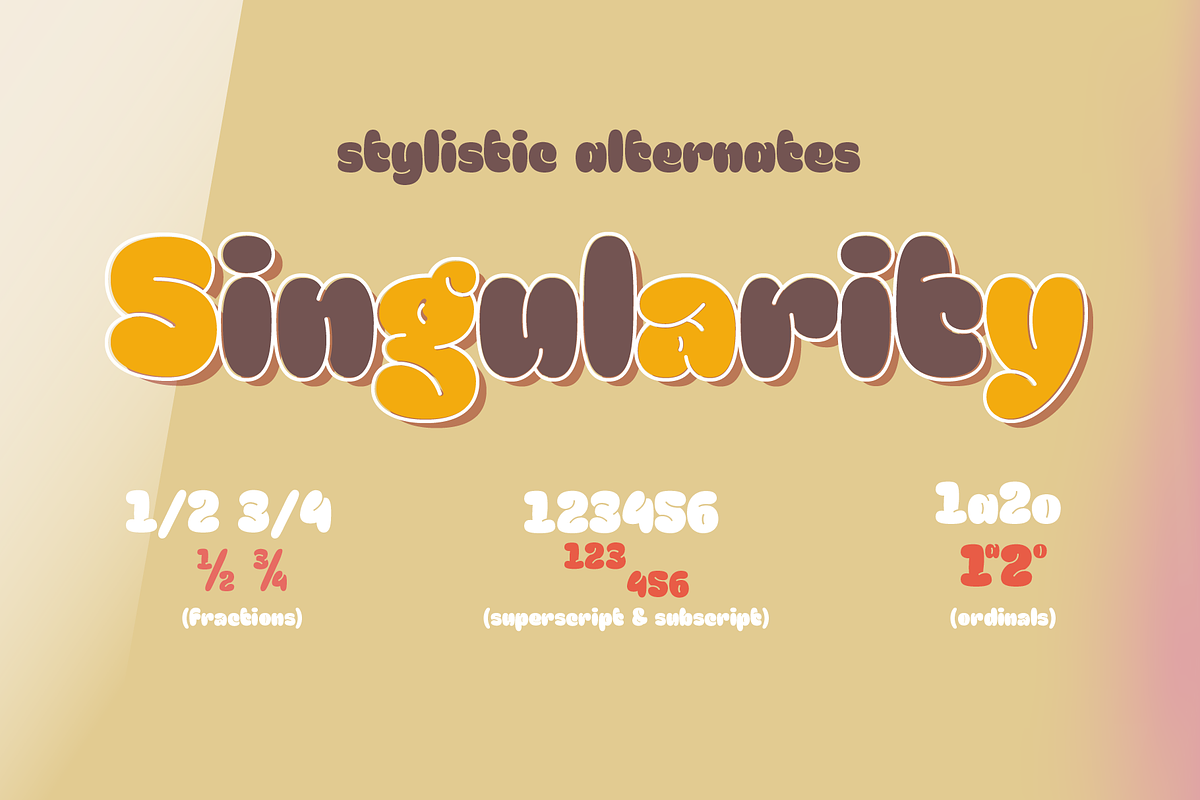 Meila Solid - Cute & Cheerful Font, a Sans Serif Font by Namela Studio (Photo 5 of 7)