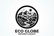60 Eco Globe Landscape Silhouette, a Technology Illustration by Amazin_art (Thumbnail 30 of 44)