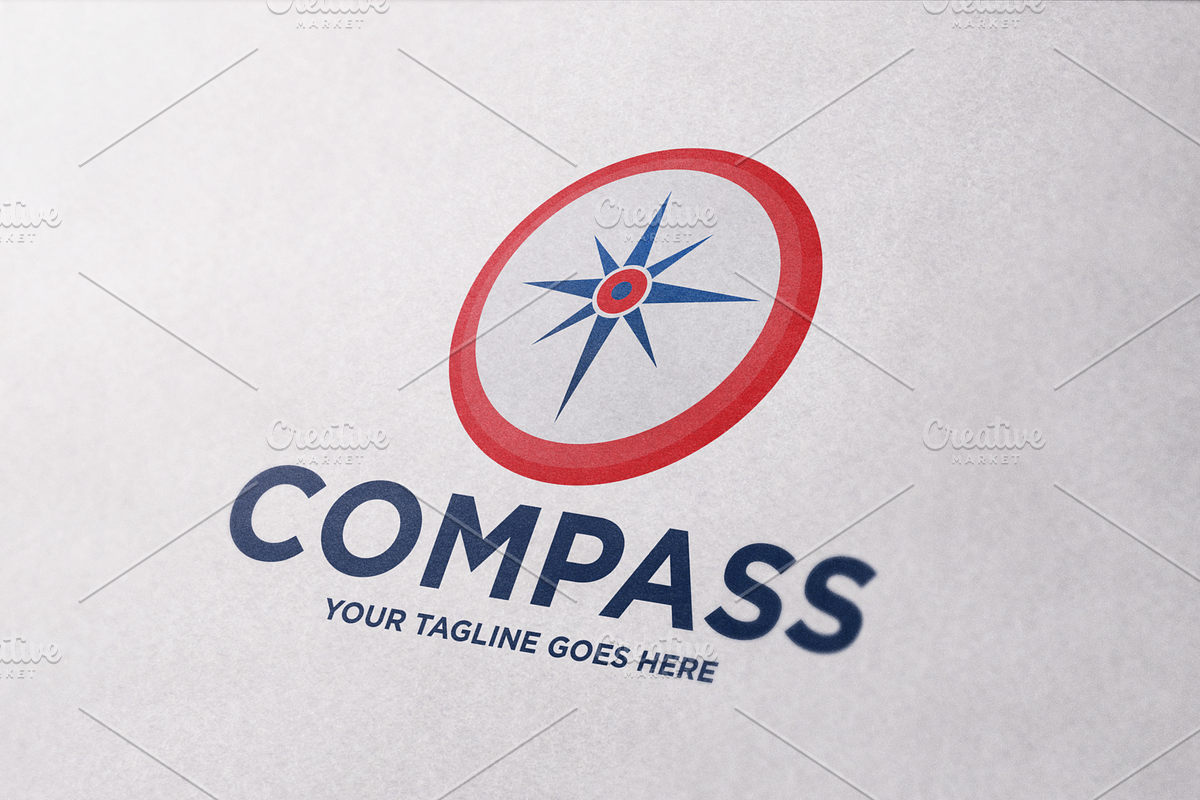 Compass Logo, a Branding & Logo Template by REDVY CREATIVE