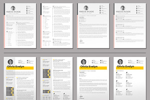 CLEAN RESUME BUNDLE - 30 TEMPLATES