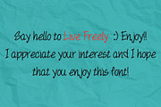 Live Freely Handwriting Font, a Handwritten Font by Ruddean2109 (Thumbnail 10 of 10)