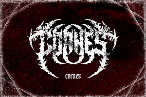 Cornes Black Metal Font Vol.1