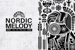 NORDIC MELODY. Vector collection