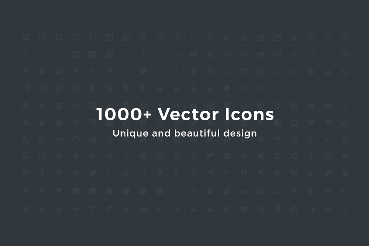 1000+ Vector Icons, an Icon by Pixul (Photo 1 of 5)