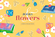 Books and Flowers, a Seasonal Illustration by Sara Zanello (Thumbnail 1 of 11)
