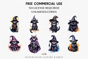 Halloween Witch Wizard Black Kitten, an Animal Illustration by Rabbit Heart (Thumbnail 5 of 10)
