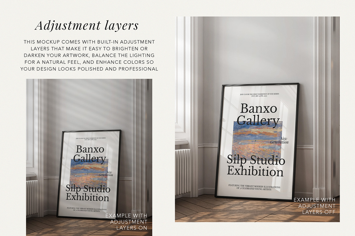 Black Elegant Frame Mockup, a Mockup by Paper Flowers Studio (Photo 3 of 5)
