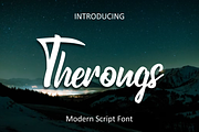 Therongs, a Handwritten Font by albert_kalingga (Thumbnail 1 of 3)