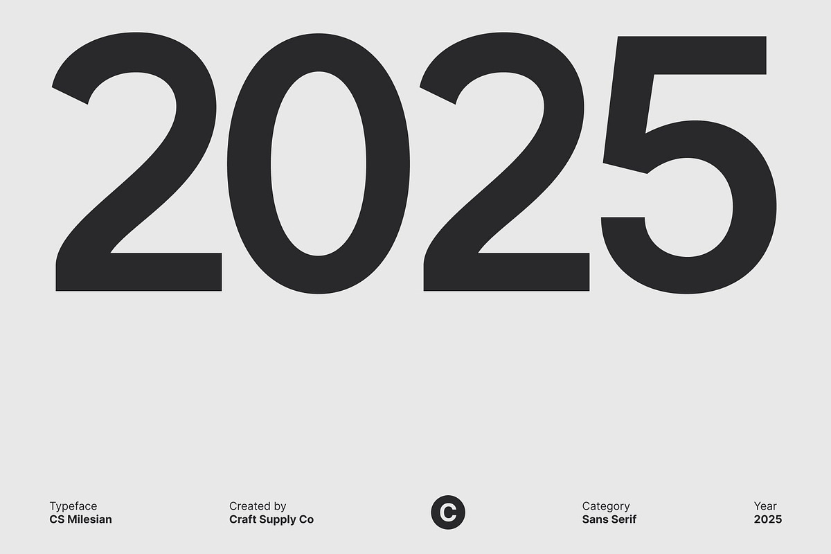 CS Milesian – Sans Serif Typeface, a Sans Serif Font by Craft Supply Co. (Photo 3 of 8)