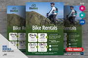 Bicycle Sales and Rentals Flyer, a Flyer Template by PSDPixel (Thumbnail 1 of 5)