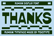 Rumani - Reverse Contrast Font, a Sans Serif Font by Pekotype (Thumbnail 15 of 15)