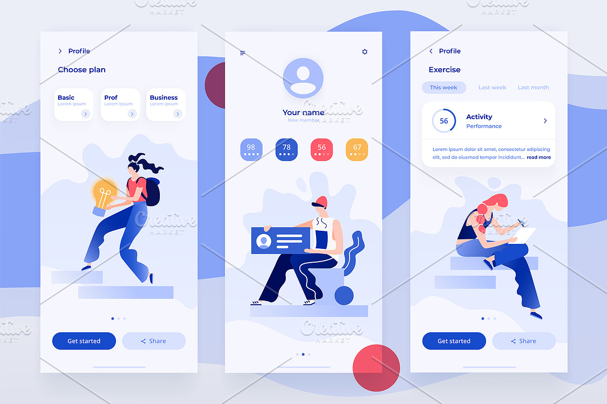 Web Illustration Pack, an iPhone Mockup by Formfrom (Photo 14 of 14)