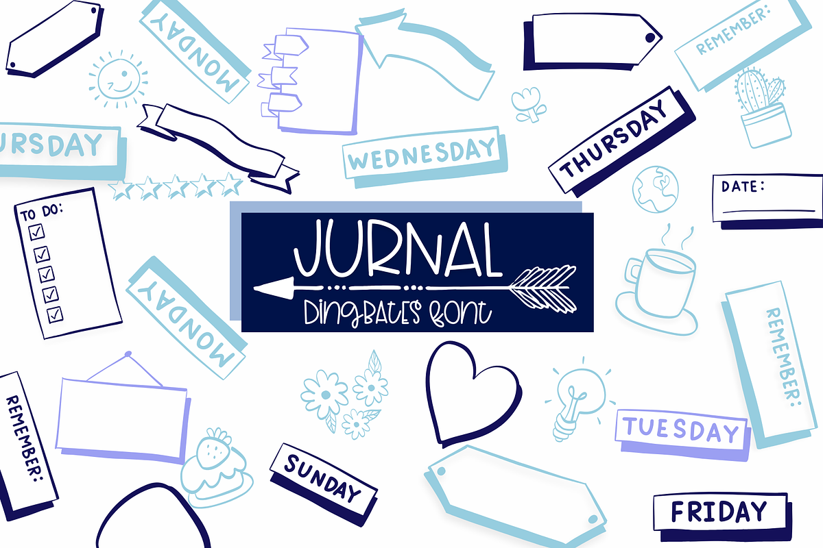 Journal | Symbols Fonts, a Symbol Font by Sirinart (Photo 1 of 8)