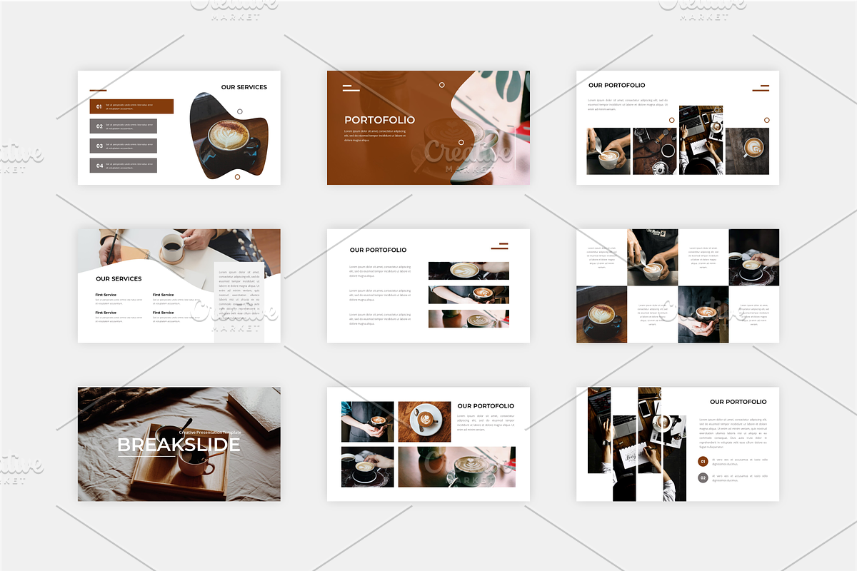 Coffee Drink Presentation Bundle, a Presentation Template by Artiveko (Photo 2 of 4)