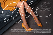 Halista Rihana Stylish Beauty Script, a Script Font by stylishtype.co (Thumbnail 4 of 20)