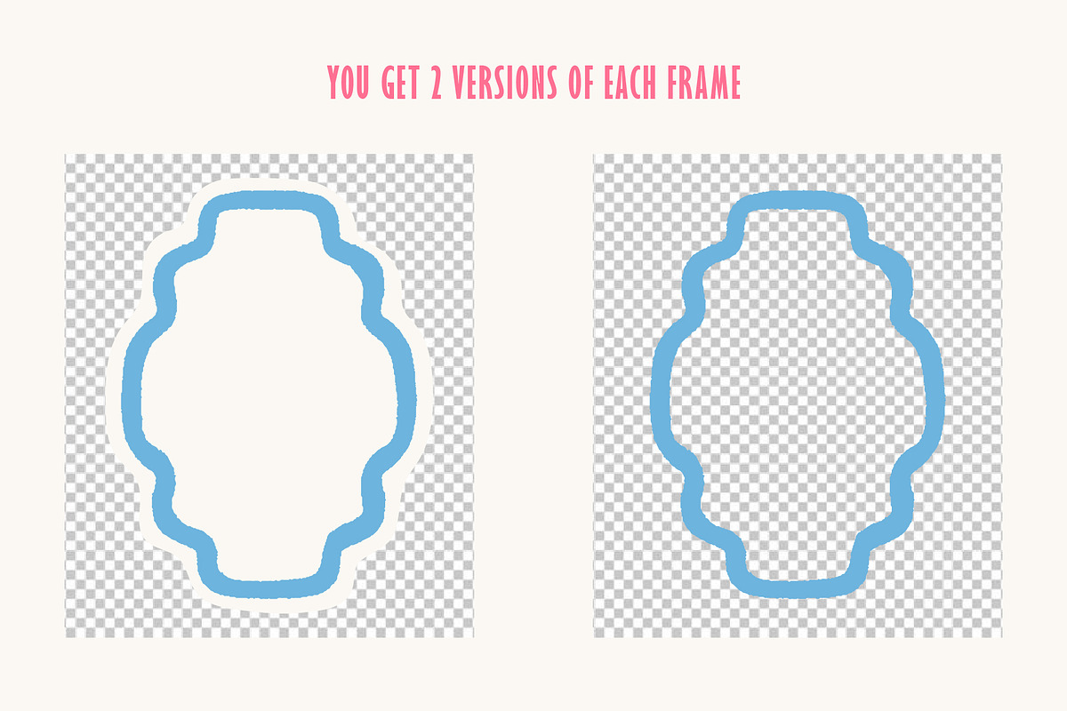 Whimsical Frames & Backgrounds, an Object Graphic by katieromanoff_art (Photo 4 of 10)