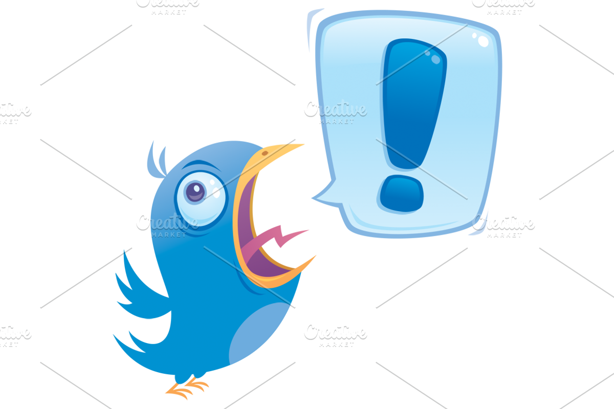 Shouting Bluebird, an Animal Illustration by Schwegel Illustration