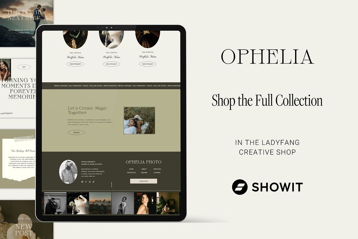 Showit Website Template | Ophelia, a Websites & App Template by Ladyfang Creative (Photo 7 of 7)