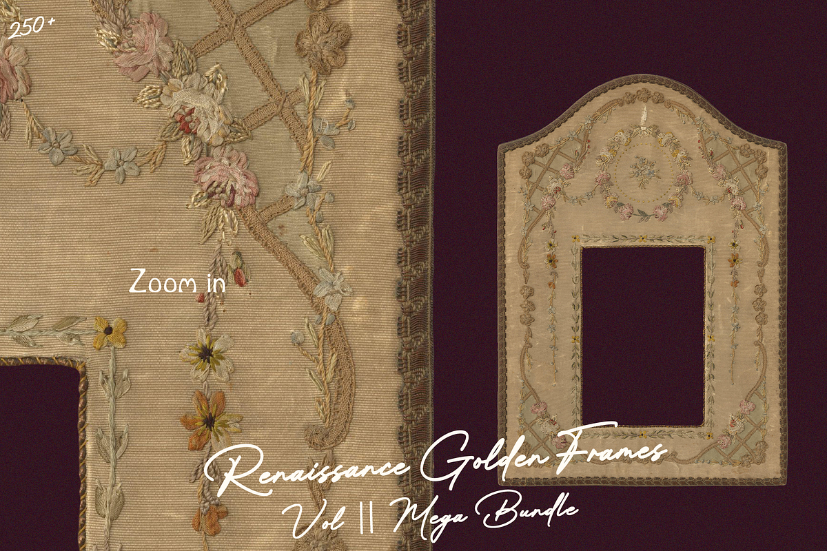 250 Renaissance Golden Frames Vol II, an Object Graphic by Lilithcollageart (Photo 8 of 11)