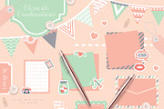 A Cute Love - Romantic Clipart, an Object Graphic by Euonia Meraki (Thumbnail 3 of 11)