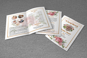 Funeral Program Template Printable