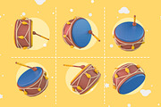Cartoon Ramadan Drum Kit, a Product Mockup by Qaleb Studio (Thumbnail 4 of 5)