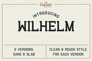Wilhelm Font, a Sans Serif Font by Bart Wesolek (Thumbnail 1 of 5)