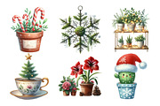 Christmas Indoor Gardening Clipart, an Illustration by Daily.Designs (Thumbnail 5 of 5)