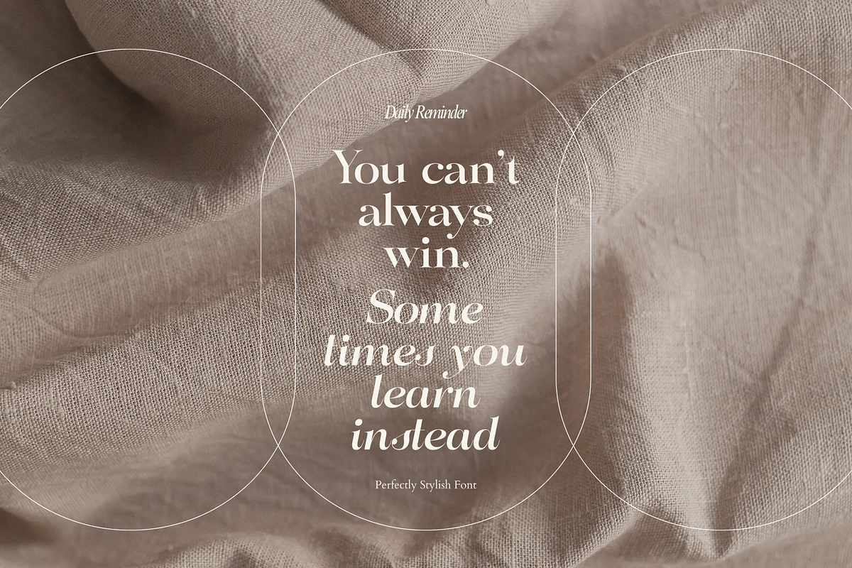Perfectly Stylish, a Serif Font by zeenesia (Photo 4 of 18)