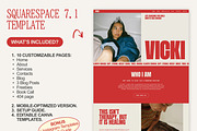 Red Squarespace Website Template, a Squarespace Template by Of July Studio (Thumbnail 3 of 11)