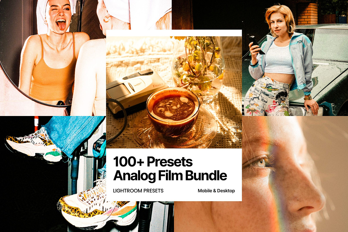 Analog Film Lightroom Presets Bundle, a Preset Add-On by PixaSquare (Photo 1 of 11)