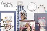 Fairy Christmas-Winter Illustrations, a Seasonal Illustration by Pretty Little Lines (Thumbnail 12 of 16)