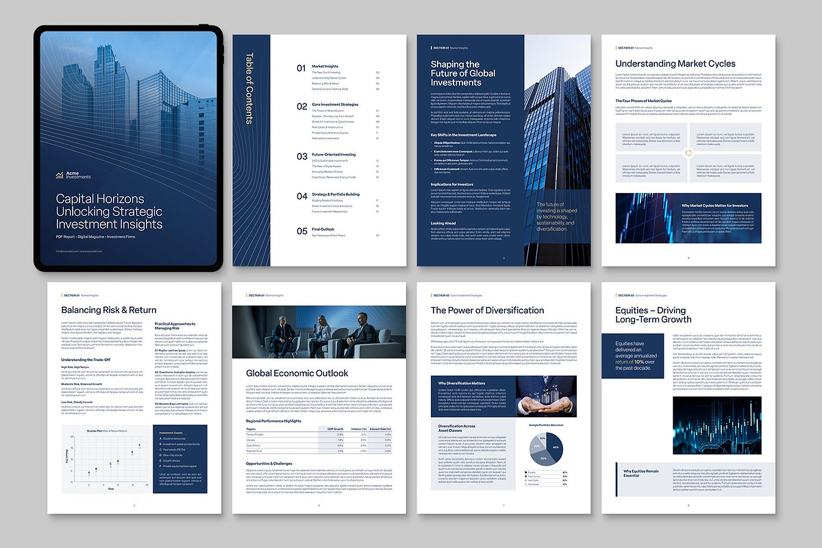 Ebook / Digital Brochure Template, a Brochure Template by BrandPacks (Photo 2 of 6)