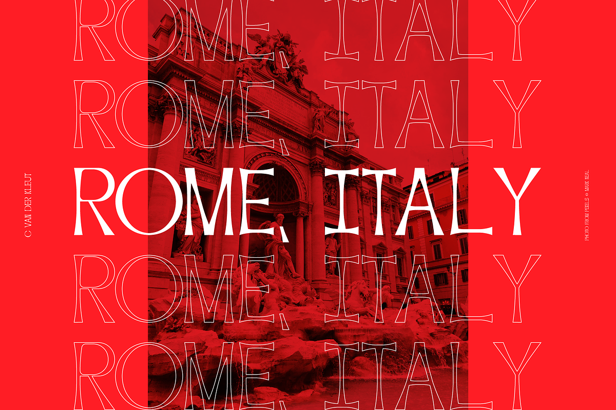 ROMAN GLADIATOR Serif Typeface, a Serif Font by CvanderKleut (Photo 2 of 6)