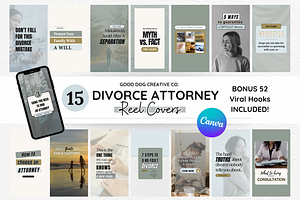Divorce Attorney Reel Covers