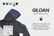 Gildan 18500 Mockups, a Hoody Mockup by Photific (Thumbnail 4 of 6)