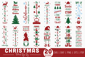 Christmas Porch Sign SVG Bundle V.2